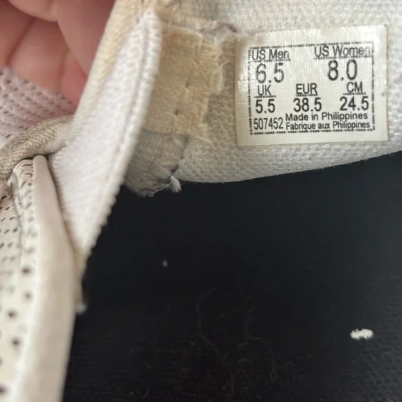 Vans Perforated White Slip-On Loafers - Picture 7 of 8